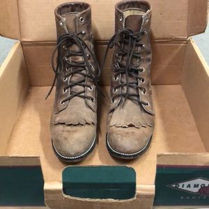 Diamond J Justin Ropers lace up